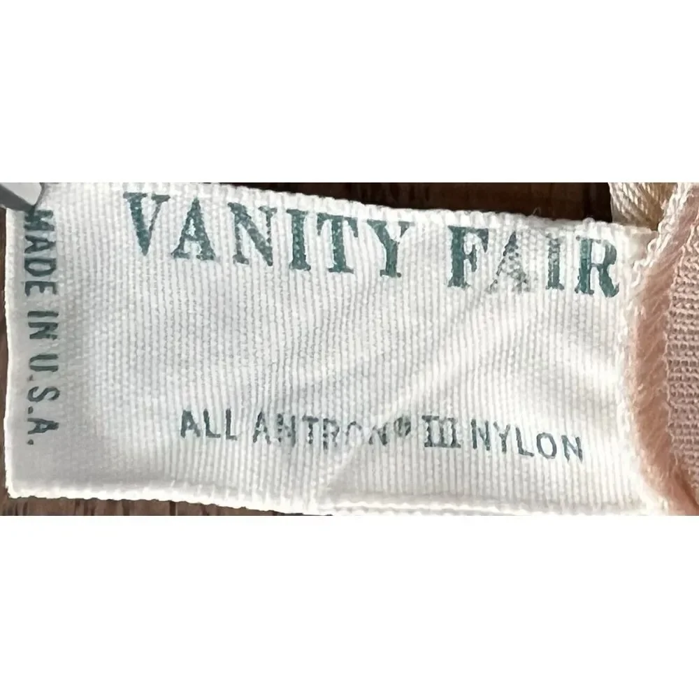 VTG 1960's Womans Vanity‎ Fair Tan/Brown House Coat Zip Bath Robe Night Gown 10